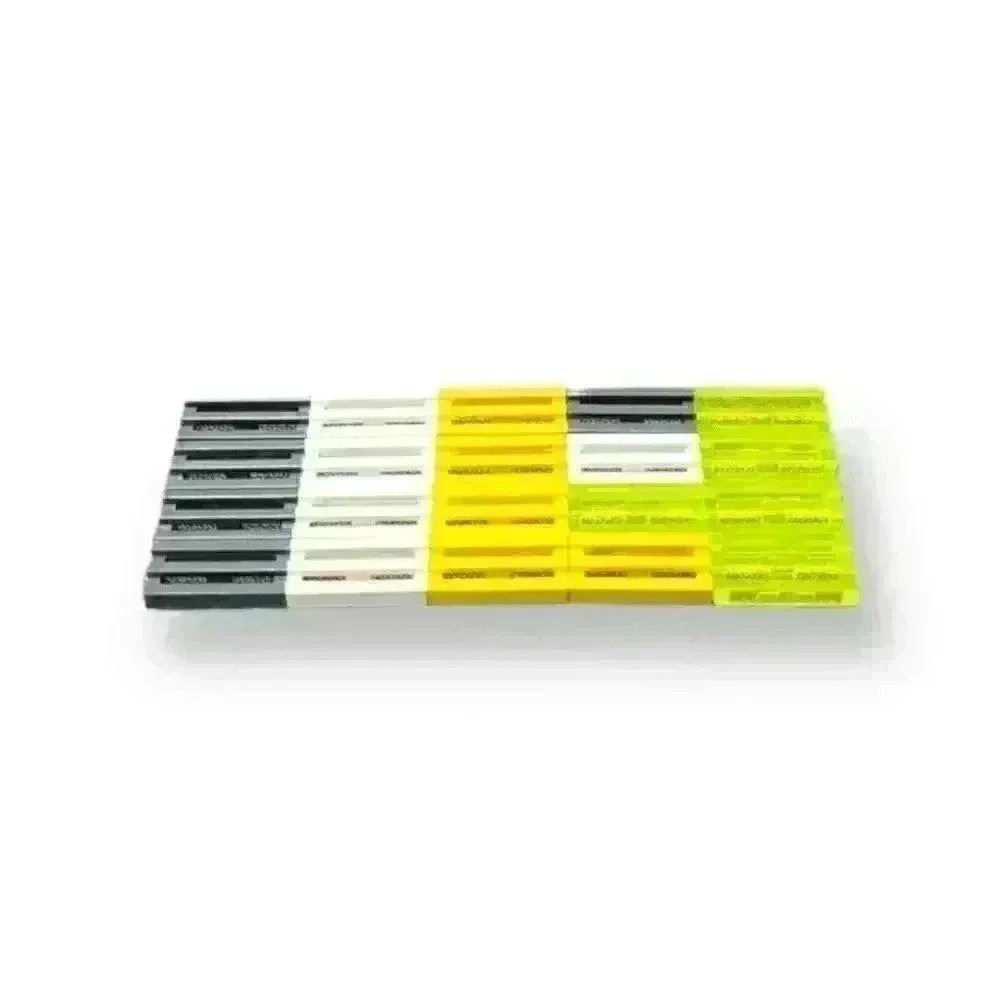 Lego 2412b White Gray Trans-Neon Yellow Tile Grille 1x2 Bottom Groove Lip Lot 20 - Picture 3 of 3